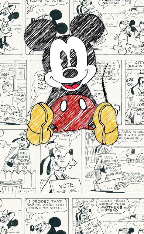 Iwatch Wallpapers, Eddie Printer, Mickey Mouse Wallpaper Iphone, Mickey Mouse Pictures, Mickey Mouse Art, Disney 100, Mickey Mouse Wallpaper, Disney Vintage, Pinturas Disney