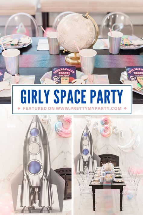 Space Party Ideas, Space Themed Birthday Party, Space Themed Party, Space Themed Birthday, Space Party Decorations, Astronaut Party, Space Theme Party, Astronaut Birthday, Outer Space Party