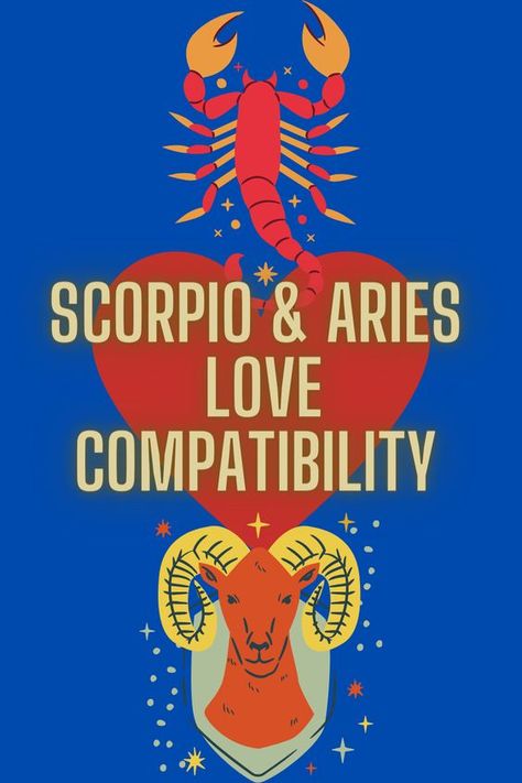 The love match between Aries and Scorpio is an intense and passionate union fueled by a strong desire for power. Aries, with their fiery and impulsive nature, are drawn to the Scorpio’s mysterious persona, while Scorpios are intrigued by Aries’ confidence and assertiveness. Together, they ignite sparks of passion and form a deep emotional bond. 
#Scorpio #Aries #Love Compatibility Scorpio And Aries, Aries Love Compatibility, Aries Relationship, Aries Compatibility, Scorpio Aries, Scorpio Relationships, Scorpio Compatibility, Aries And Scorpio, Capricorn Love