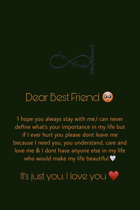 Friendship Quotes For Boyfriend, Please Dont Leave Me Quotes Friends, Best Friend Thoughts In English, Friendship Quotes For Bestie, Friendship Day Caption For Best Friend, Best Friend Lines For Instagram, Male Best Friend Birthday Quotes, Friendship Day Text, Lines For Bestie