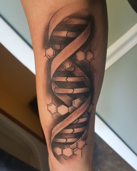 Dna Symbol Tattoo, Dna Tattoo Ideas Men, Dna Tattoo Men, Dna Tattoo Design, Helix Tattoo Ideas, Acorn Tattoo, Evolution Tattoo, Botanical Tattoos, 2024 Tattoo