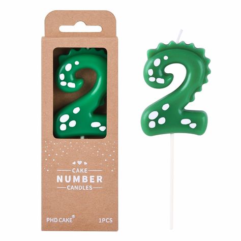 PRICES MAY VARY. New: 2.76 Inch Large Green Dinosaur 2 Number Birthday Candle designed to make your cake and birthday a unique and truly inspiring event. Fun for all!: Each candle contains a candle holder that will keep your cake wax free. Our Dinosaur number candles will look adventurous on any cake! Features: Our Number Candles will burn for a very long time. Sing happy birthday, give hugs and make your wishes. Our candles will continue burning until you are ready to blow it out! Usage: Number Boys Dinosaur Birthday Party, Dinosaur Birthday Desserts, Dino Second Birthday Party, Dinosaur Birthday Party 4, 2 Rex Birthday Party Boy, Dinosaur 3rd Birthday Party Boy, Pastel Dinosaur Party, Dinosaur 2nd Birthday Party, Dinosaur 2nd Birthday