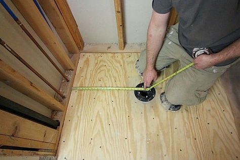 How to Install Custom Shower Pans in Less Than 2 Hours : 5 Steps (with Pictures) - Instructables Fiberglass Shower Pan, Building A Shower Pan, Custom Shower Pan, Painted Shower Tile, Shower Pan Installation, Shower Curtain With Valance, Shower Alcove, Tile Walk In Shower, Shower Repair