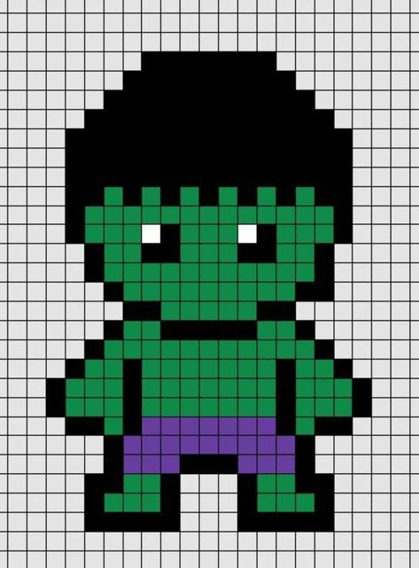 Build A Bear Clothes Pattern, Pixel Art Pokemon, Spiderman Drawing, Easy Drawings For Beginners, Easy Pixel Art, Pony Bead Patterns, Pixel Drawing, Pix Art, Easy Doodle Art