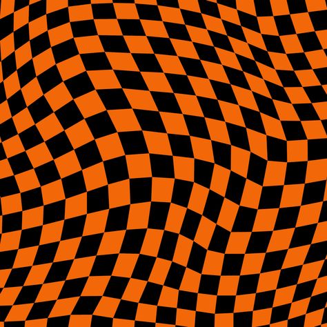 Mlp Emo, Release Artwork, Mi Phone, Checker Wallpaper, Emo Aesthetic, Checker Print, Art Diary, Orange Pattern, Wallpaper Phone