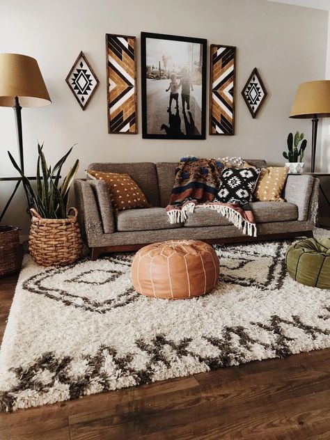 Western Living Room, Western Bedroom Decor, Interior Design Per La Casa, Small Living Room Decor, Western Home Decor, Decoration Inspiration, Boho Living Room, Living Room Inspo, A Living Room