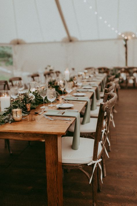 Farmhouse Tables For Wedding, Farmstyle Wedding Table Settings, Farm Table Wedding Decor Simple, Wedding Table Settings Without Plates Dinner, Wooden Table Wedding Decor Centerpiece Ideas, Fall Farmhouse Wedding Decor, Wedding Table Settings On Wood Table, Boho Farm Table Wedding, Farm Style Table Wedding