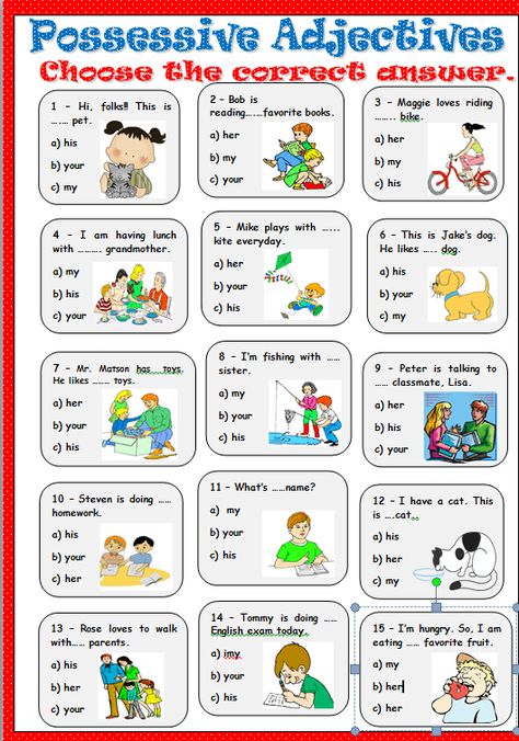 His Her Worksheets Possessive Adjectives Worksheets, Adjectives Exercises, Adjectives Grammar, Adjectives Worksheet, Possessive Adjectives, Possessive Pronoun, Adjective Worksheet, Literacy Worksheets, Personal Pronouns