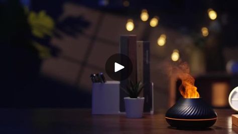 Volcanic Aroma Flame Diffuser | Enhance your wellness routine with the Volcanic Aroma Flame Diffuser. This unique diffuser blends essential oils and a calming flame-like light to create... | By CozzySpace StoreFacebook Flame Diffuser, Wellness Routine, Diffuser Blends, Essential Oil Blends, Essential Oils, To Create