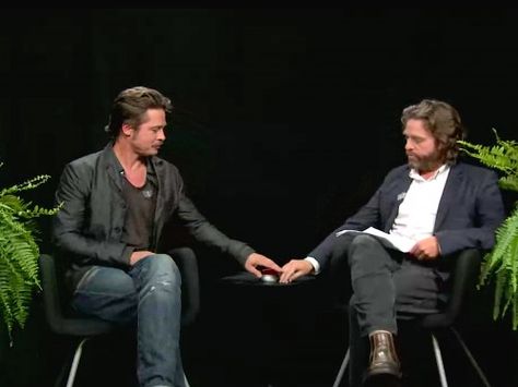 Between Two Ferns, Zach Galifianakis, Louis Ck, Podcast Studio, Brad Pitt, Be The Best, I Laughed, Stand Up, Gentleman