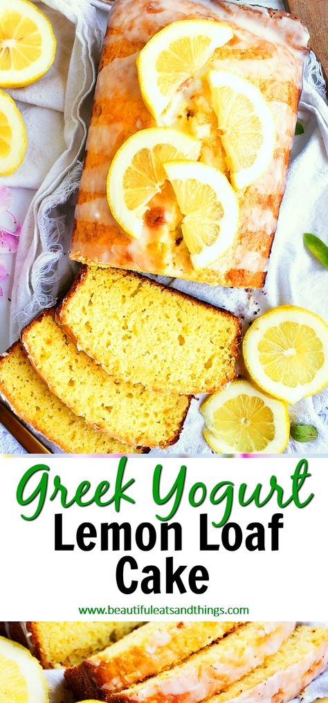 Lemon Yogurt Loaf Cake, Lemon Yogurt Bread Recipe, Lemon Bread Recipe Healthy, Greek Yogurt Loaf Cake, Healthy Lemon Muffins Greek Yogurt, Healthy Lemon Pound Cake, Lemon Greek Yogurt Cake, Healthy Lemon Loaf Greek Yogurt, Greek Yogurt Lemon Loaf