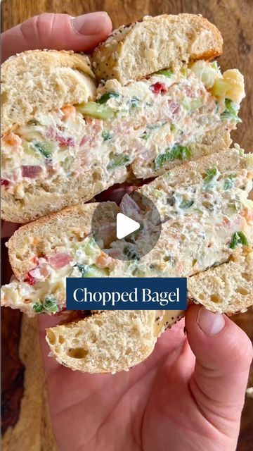 Mezzetta on Instagram: "We had to give the new chopped bagel trend a try with plenty of Mezzetta products and a delicious Boichik bagel!🥯 What do you think about it?" Bagel Ideas For Lunch, Bagel Spread Recipes, Bagel Sandwich Lunch, Bagel Sandwich Recipes, Smoked Salmon Spread, Bagel Spread, Smoked Salmon Breakfast, Salmon Spread, Bagel Breakfast Sandwich