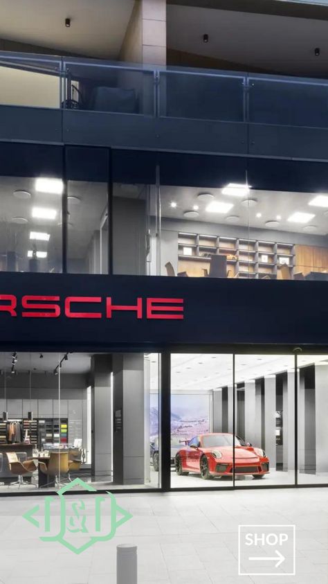 Porsche Dealership, Lighting Bathroom, Porsche Design, Commercial Lighting, Bathroom Hardware, Lebanon, Cafe Racer, Uk Shop, Dean