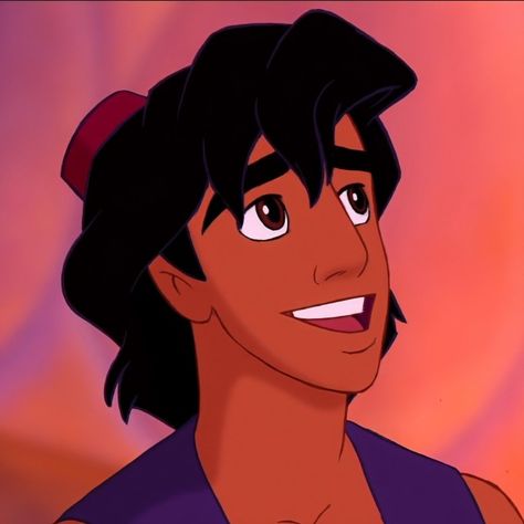 Alladin Genie, Disney Characters Portrait, Alladin Pfp, Prince Disney, Fav Prince Disney, Disney Prince, Prince Aladdin, Aladdin Cartoon Aesthetic, Jasmine From Aladdin Aesthetic