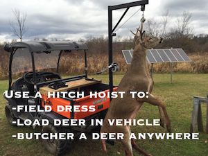 Let a Hitch Hoist do the heavy lifting on your deer Deer Hoist, Hunting Tools, Fishing Stuff, Father In Law, Heavy Lifting, Hunting Fishing, Deer, Hunting, Fishing