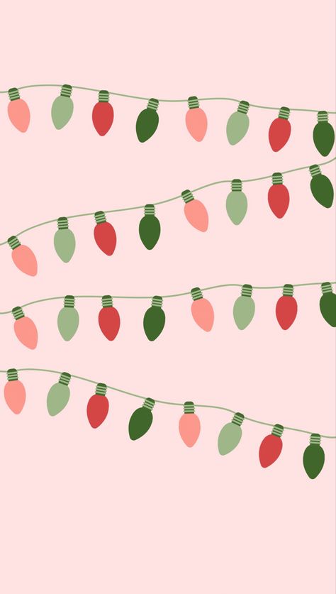 Christmas Lights Backgrounds Wallpapers, Christmas Lights Widget, Pink And Green Christmas Wallpaper, Christmas Light Wallpaper, Pastel Christmas Aesthetic, Christmas Light Background, Christmas Wallpaper Ipad, Christmas Widgets, Christmas Lights Background