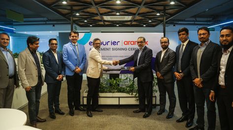 Courier and logistics company eCourier Limited has partnered with Aramex, a multinational logistics, courier and package delivery company, to start door-to-door cross-border delivery from Bangladesh. Package Delivery, Shipping Company, Economics, Borders