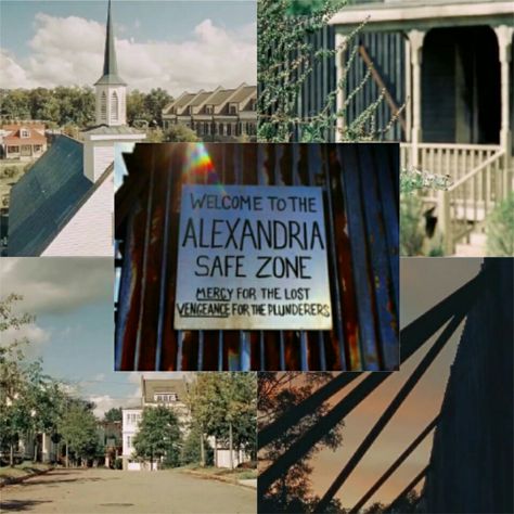 "Welcome to the ALEXANDRIA Safe Zone ~ MERCI for the lost, VEGEANCE for the plunderers." | The Walking Dead Alexandria Safe Zone, Alexandria Aesthetic, The Walking Dead Alexandria, Safe Zone, Chandler Riggs, Phone Ideas, Walking Dead, The Walking Dead, Walking