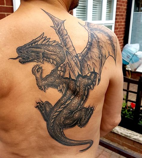 Dragon by TATTOO GARY, Houghton le Spring Etching Tattoo, Engraving Tattoo, Etching Prints, Dragon Illustration, Picture Engraving, Line Work Tattoo, Dragon Drawing, Dragon Tattoo, Line Art Drawings