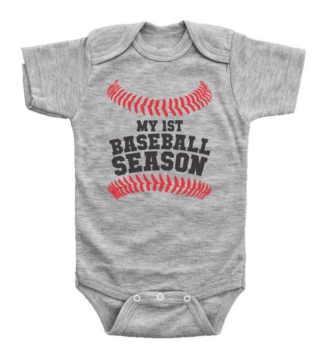 Softball Onesie, Baseball Onesie, Baby Boy Baseball, Fly Baby, Baby Baseball, Softball Outfits, Softball Season, Personalized Baby Onesies, Funny Baseball