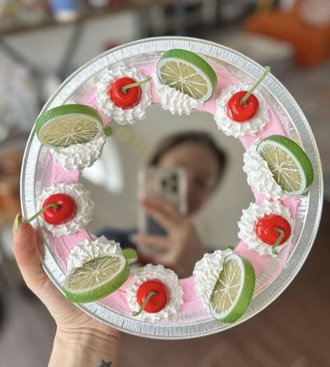 Cereal Mirror, Fake Pie, Fake Cakes, Diy Cream, Pinterest Diy Crafts, Fake Cake, Cute Bedroom Decor, Clay Jewelry Diy, Easy Diy Art