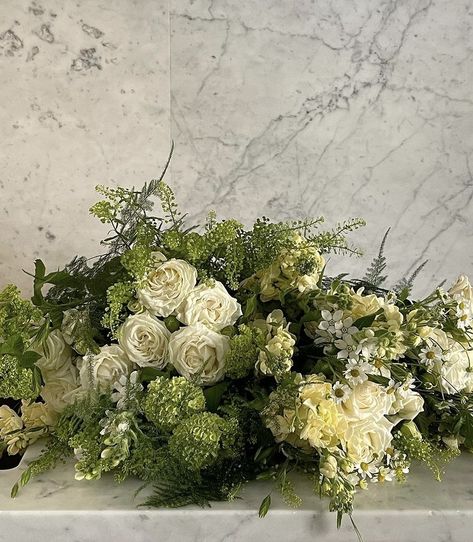 Katib Kitab, Katie White, French Country Wedding, Elegant Wedding Flowers, Courtyard Wedding, Green Wedding Flowers, Green Bouquet, 15k Followers, Flower Therapy