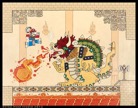 Imgur: The most awesome images on the Internet. Mario Bowser, Retro Mushroom, Super Mario Art, Nintendo Art, Aztec Art, Super Mario Brothers, Mario Art, Mario And Luigi, Art Print Poster