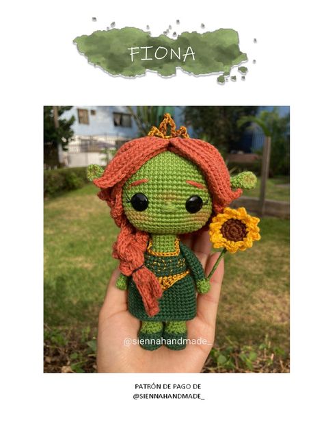 Scribd es el sitio social de lectura y editoriales más grande del mundo. Shrek Amigurumi, Disney Crochet Patterns, Crochet Disney, Crochet Amigurumi Free, Fun Crochet Projects, Diy Crochet Projects, Crochet Doll Pattern, Crochet Toys Patterns, Shrek