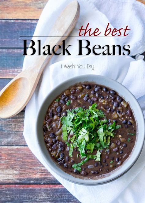 Best Black Beans, Black Beans Recipe, Black Bean Recipes, Canned Beans, Beans Recipe, Side Recipes, Bean Recipes, Best Black, Black Beans