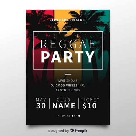 Original reggae party composition | Free Vector #Freepik #freevector #music #party #happy #colorful Reggae Party, Music Party, Psd Icon, Theme Ideas, Bob Marley, Vector Photo, Flyer Design, Party Themes, Vector Free