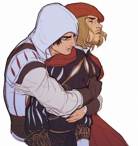 Ezio X Leonardo, Assassin's Creed Ezio, Maximoff Twins, Assassin's Creed Wallpaper, Assassins Creed Ii, Ezio Auditore, Assassins Creed 2, Assassins Creed Series, Assassins Creed Game