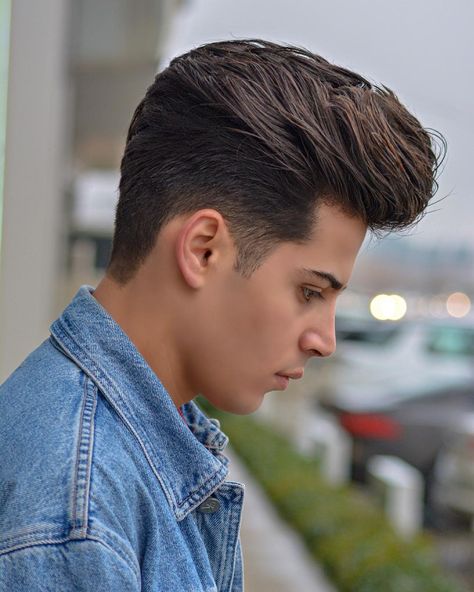 Famous Model Backside Hairstyle For Men, Hair Styles Men Fade, Hire Style Men Hair, Long Fade Haircut, Older Mens Long Hairstyles, Ponytail Hairstyles For Men, Groom Hair Styles, Haircut Names For Men, Gents Hair Style