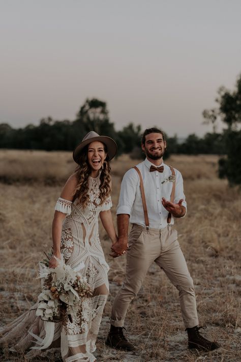 DANNI & BRENDAN’S PERTH WEDDING – Hello May Wedding Hats For Bride, Flower Crown Wedding Hair, Groom Wedding Outfit, Crown Wedding Hair, Rue De Seine Bridal, Groom Wedding Attire, Groom Shirts, Wedding Party Outfits, Wedding Hat