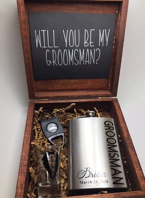 Groomsmen Boxes, Groomsman Proposal Box, Best Man Proposal, Groomsmen Invitation, Groomsmen Proposal Gifts, Groomsman Proposal, Bridesmaid Groomsmen Gifts, Groomsmen Gift Box, Be My Groomsman