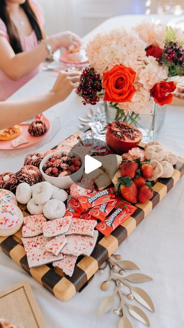 Annie Tran Mescall on Instagram: "#ad Galentines Board Night Ideas! 💕 Take this as your sign to having a Galentines party this year with your besties. Board nights have been such a hit and this time, I created a sweet and treat board and it turned out so good! I added a variety of baked treats, fruit and @airheadscandy Assorted Mini Bars that I got from @Target It’s the perfect sweet touch and who doesn’t like mini sizes. The minis come in 4 flavors; Cherry, Blue Raspberry, Watermelon, and a Mystery flavor! Tell me what kind of board you would make! #Target #TargetPartner #Airheads #AirheadsHaveMoreFun #liketkit https://liketk.it/4syuY" Board Night Ideas, Treat Board, Board Night, Galentines Party, Baked Treats, Mini Bars, Blue Raspberry, Night Ideas, No Bake Treats