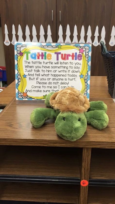 Tattle Turtle                                                                                                                                                     More Tattle Turtle, Turtle Classroom, Raising Kittens, Ocean Classroom, Turtle Theme, Ocean Theme Classroom, Responsive Classroom, Pet Turtle, Classroom Behavior Management