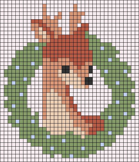 Alpha pattern #61622 | BraceletBook Crochet Pixel Pattern Christmas, Merry Christmas Pixel Art, Simple Christmas Cross Stitch Patterns, Christmas Pixel Pattern, Alpha Pattern Christmas, Christmas Alpha Patterns, Cross Stitch Patterns Free Printable, Christmas Pixel Art, Pixel Art Animals