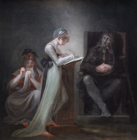 https://flic.kr/p/25no1kq | Henry Fuseli, Milton Dictating to His Daughter, 1794 1/27/18 #artinstitutechi Henry Fuseli, Lady Macbeth, Hp Lovecraft, William Blake, Classic Paintings, Old Paintings, Art Masters, Art Institute Of Chicago, Painting Reproductions