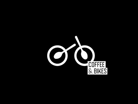 coffee & bikes by Tom Delissen on Dribbble Bike Logos Design, Cycle Logo, Coffee Bike, Bike Logo, Cafe Branding, Cafe Bike, Perfect Tattoo, Bicycle Shop, Coffee Logo