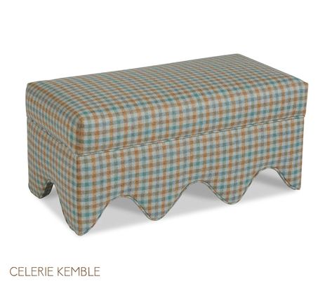 Awning Ottoman | Taylor King Living Room Bench Seating, Bedroom Ottoman, Celerie Kemble, Ottoman Furniture, Storage Decor, Affordable Modern Furniture, Seat Storage, Living Room Bench, Ottoman Footstool