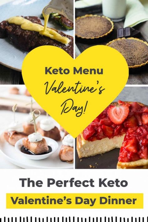 What's on the menu for Valentines Day this year? Here's some ideas for keeping it keto and enjoying the day. #keto #ketorecipes Low Carb Valentines Dinner, Valentines Day Dinner Ideas, Valentines Day Plans, Keto Valentines Day, Keto Valentines, Mushroom Appetizers, Goat Cheese Tart, Keto Holiday, Sugar Free Sweets