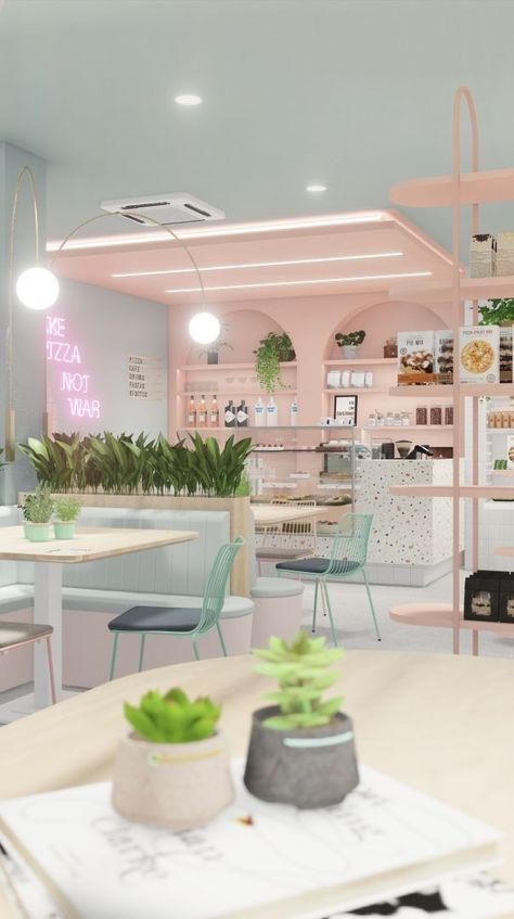 Cake Shop Design, Pastel Interior Design, Bakery Shop Design, Bakery Design Interior, Pastel Interior, Coffee Shop Interior Design, Bakery Decor, Cafe Shop Design, Coffee Shops Interior