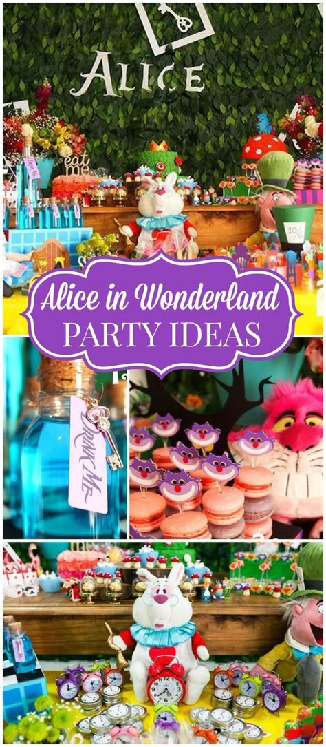 Check out this elaborate Alice in Wonderland party! See more party ideas at CatchMyParty.com! Wonderland Sweet 16, Alice In Wonderland Party Ideas, Alice In Wonderland Birthday Party, Wonderland Party Ideas, Wedding Garden Party, Alice In Wonderland Tea Party Birthday, Wonderland Birthday, Wonderland Birthday Party, Garden Party Ideas