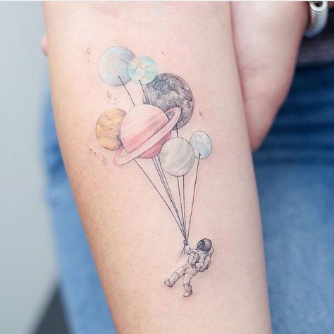 37.8k Likes, 294 Comments - EQUILATTERA (@equilattera) on Instagram: “Tattoo by @baam.kr  ___ www.EQUILΔTTERΔ.com ___  #Equilattera” Planet Tattoo, Solar System Tattoo, Hipster Tattoo, Astronaut Tattoo, Maori Tattoos, Planet Tattoos, Geniale Tattoos, Space Tattoo, Maori Tattoo