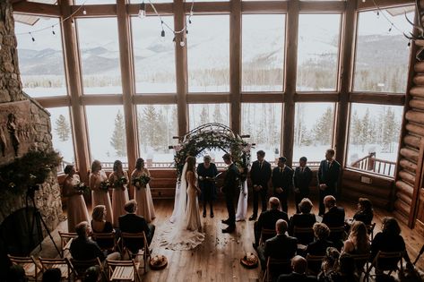 Snow-Kissed Grand Lake Winter Wedding | Rocky Mountain Bride Snow Wedding Venues, Snow Mountain Wedding, Snowy Wedding Venues, Ski Resort Wedding Winter, Ski Lodge Wedding Winter, Snowy Mountain Wedding, Ski Lodge Wedding, Colorado Winter Wedding, Winter Mountain Wedding