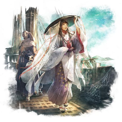 Hasumi Art - Octopath Traveler: Champions of the Continent Art Gallery Octopath Traveler, Game Character Design, Art Characters, Video Game Characters, Game Artwork, Anime Outfits, Game Character, Fantasy Art, Concept Art