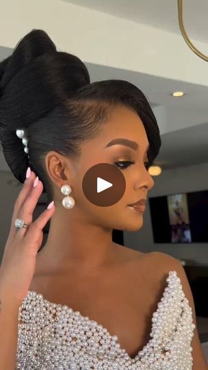 3.4K reactions · 150 shares | In the Era of Effortless, Chic, Soft , Classy , Elegance, Bepoke 🔥😍

hairstyling @hairateasebeauty 
Makeup @makeupbyashabee 
Dress @bibiegold | Namibianweddings Wedding Hair With Veil, Bun Wedding Hair, Hair With Veil, Low Bun Wedding Hair, Bun Wedding, Veil Black, Wedding Hairstyles With Veil, Effortless Chic, Hair Dos