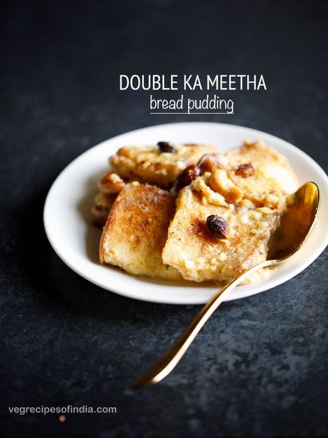 double ka meetha recipe with step by step photos – easy and delicious recipe of hyderabadi style double ka meetha made with sweetened condensed milk. #doublekameetha #condensedmilk #hyderabadi #desserts Meetha Recipe, Double Ka Meetha, Coconut Barfi Recipe, Hyderabadi Cuisine, Kulfi Recipe, Condensed Milk Recipes, Fried Fish Recipes, American Recipes, Indian Recipe