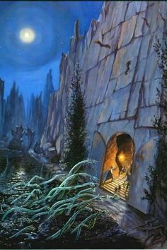 🧙 Watcher in the Water | The Tolkien Forum Wiki 🧙 Watcher In The Water Lotr, Tolkien Artwork, Mines Of Moria, Lord Of Rings, Tolkien Illustration, John Howe, The Watcher, Fantasy Literature, Middle Earth Art