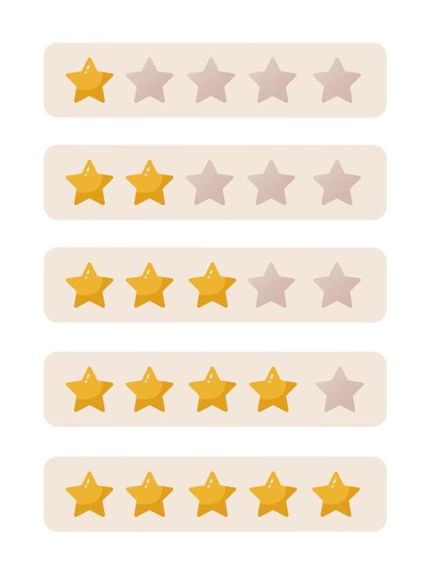 Feedback rating in the form of stars. Customers evaluate the product, service. The concept of assessing customer satisfaction. Icons on a white background. vector illustration Star Rating Stickers, Star Rating Template, Customer Feedback Design, Star Rating Icon, Feedback Design, Data Visualization Design, 3d Vector, Bettering Myself, Digital Stickers